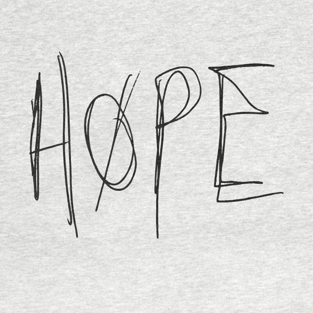 Hope - Alexander Calvert handwriting - black font by MeowOrNever